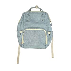 Stylish Diaper Bag Backpack Gray and Gold #H2511-0061